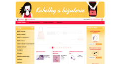 Desktop Screenshot of kabelkyabizuterie.cz